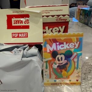 NIB Pop Mart Mickey Childhood of Boundless Imagination Figurine- Lollipop Mickey